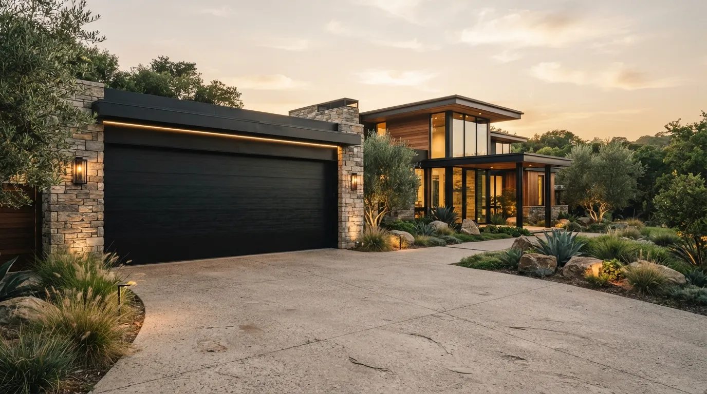 Garage door work on a home in Beaumont
