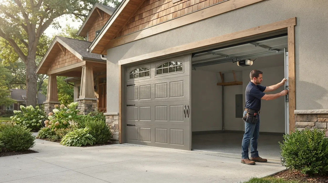 New Garage Door Installation for Lumberton Homes in Beaumont