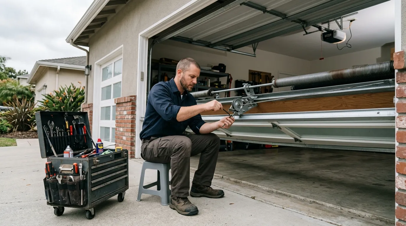 Off-Track Garage Door Repair for Nederland Homes in Beaumont