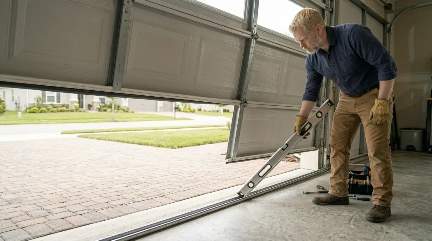 Off-Track Garage Door Repair for Port Arthur's 1970s Doors in Beaumont